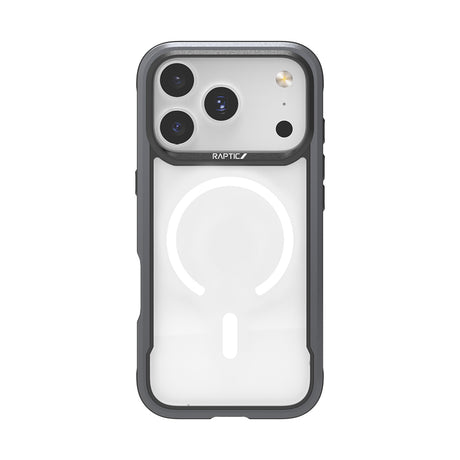 Apple iPhone 17 Pro Max Kılıf M-safe Şarj Özellikli Airbagli Raptic Shield Serisi Şeffaf Arka Yüzey Kapak