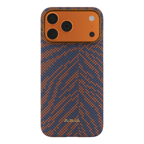 Apple iPhone 17 Pro Max Kılıf M-safe Şarj Özellikli Aramid Karbon Fiber Pitaka Breath of Veins Serisi Kapak