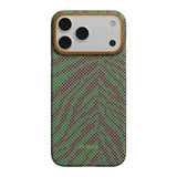 Apple iPhone 17 Pro Max Kılıf M-safe Şarj Özellikli Aramid Karbon Fiber Pitaka Breath of Veins Serisi Kapak