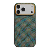 Apple iPhone 17 Pro Max Kılıf M-safe Şarj Özellikli Aramid Karbon Fiber Pitaka Breath of Veins Serisi Kapak