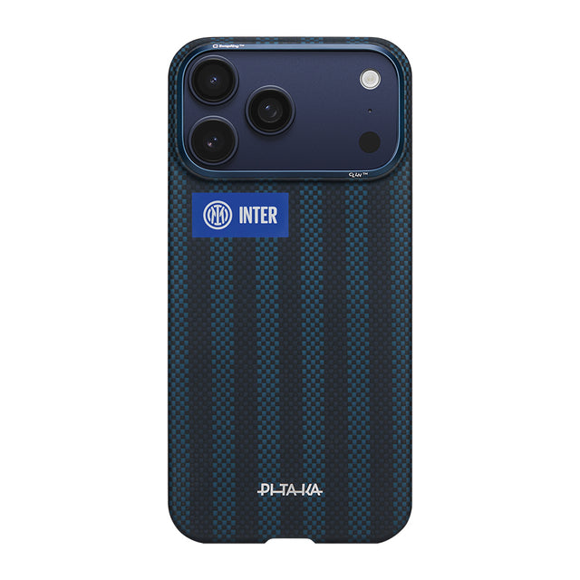 Apple iPhone 17 Pro Max Kılıf M-safe Şarj Özellikli Aramid Karbon Fiber Pitaka İnternazionale Milano Serisi Kapak