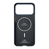 Apple iPhone 17 Pro Max Kılıf M-safe Şarj Özellikli Aramid Karbon Fiber Pitaka İnternazionale Milano Serisi Kapak