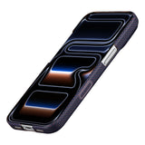 Apple iPhone 17 Pro Max Kılıf M-safe Şarj Özellikli Aramid Karbon Fiber Pitaka Sakura Hours Serisi Kapak