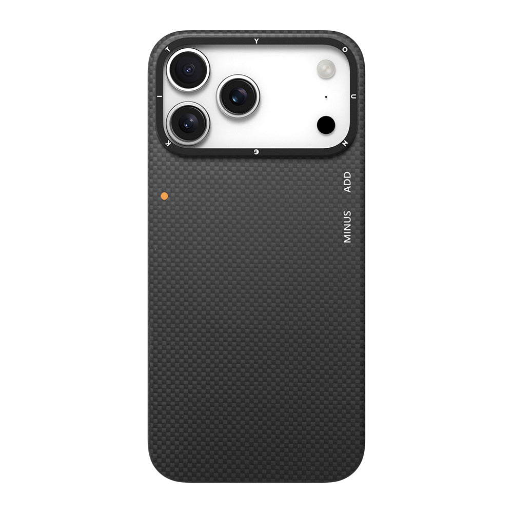 Apple iPhone 17 Pro Max Kılıf M-safe Şarj Özellikli Aramid Fiber Youngkit 1500D Kevlar Extreme Wing Titanyum-Gold Serisi Kapak