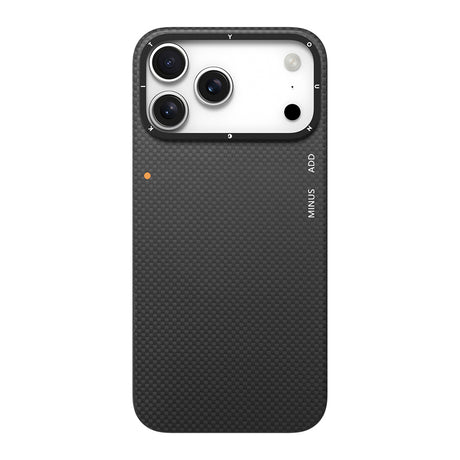 Apple iPhone 17 Pro Max Kılıf M-safe Şarj Özellikli Aramid Fiber Youngkit 1500D Kevlar Extreme Wing Titanyum-Gold Serisi Kapak