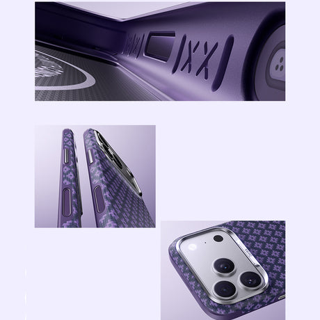 Apple iPhone 17 Pro Max Kılıf M-Safe Şarj Özellikli Benks ArmorPro ArmorEdge X9 Serisi Kevlar Karbon Kapak