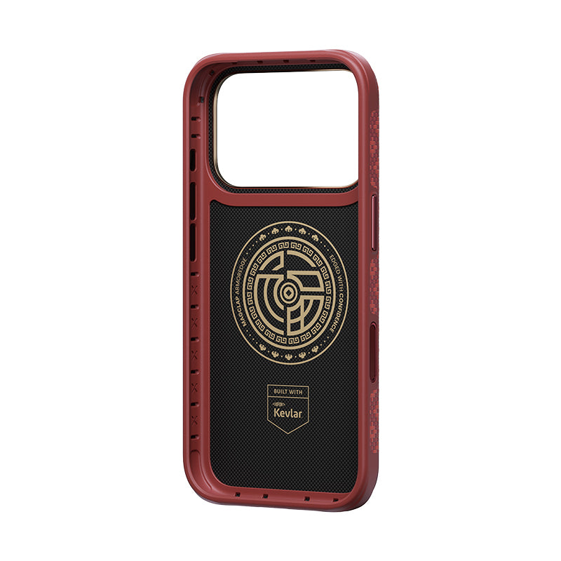 Apple iPhone 17 Pro Max Kılıf M-Safe Şarj Özellikli Benks ArmorPro ArmorEdge X9 Serisi Kevlar Karbon Kapak