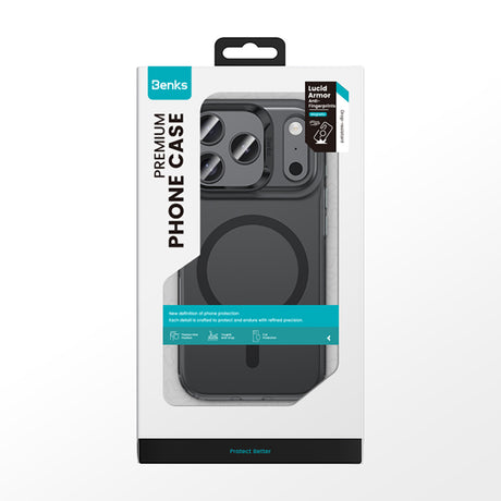 Apple iPhone 17 Pro Max Kılıf M-Safe Şarj Özellikli Benks C-Magnet Lucid Armor Kapak