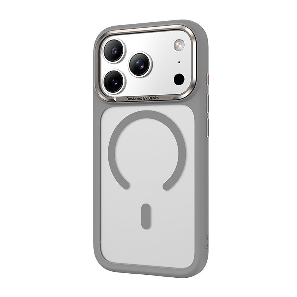 Apple iPhone 17 Pro Max Kılıf M-Safe Şarj Özellikli Benks Mist C-Magnet Kapak