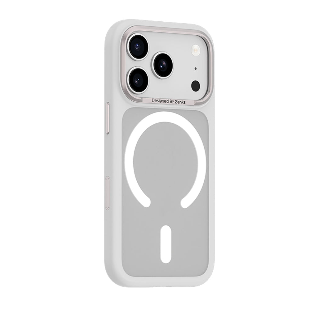 Apple iPhone 17 Pro Max Kılıf M-Safe Şarj Özellikli Benks Mist C-Magnet Kapak
