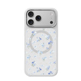 Apple iPhone 17 Pro Max Kılıf M-safe Şarj Özellikli Çiçek Tasarımlı Mutural Flower Serisi Kapak