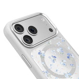 Apple iPhone 17 Pro Max Kılıf M-safe Şarj Özellikli Çiçek Tasarımlı Mutural Flower Serisi Kapak