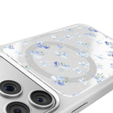 Apple iPhone 17 Pro Max Kılıf M-safe Şarj Özellikli Çiçek Tasarımlı Mutural Flower Serisi Kapak
