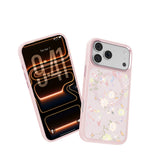 Apple iPhone 17 Pro Max Kılıf M-safe Şarj Özellikli Çiçek Tasarımlı Mutural Flower Serisi Kapak