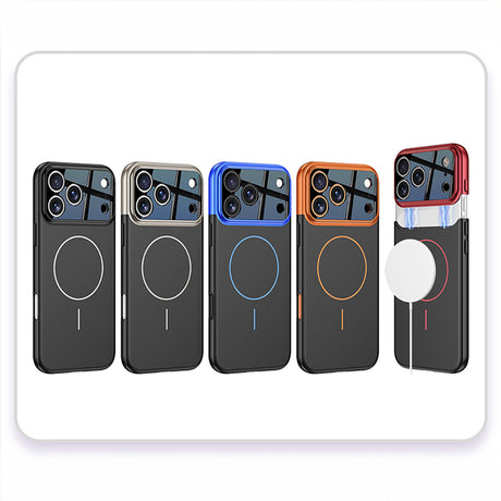 Apple iPhone 17 Pro Max Kılıf M-safe Şarj Özellikli Çift Parçalı Zore Napoli Kapak