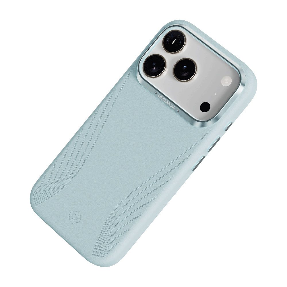 Apple iPhone 17 Pro Max Kılıf M-Safe Şarj Özellikli Çizgili Udemos Freedom Serisi Kapak