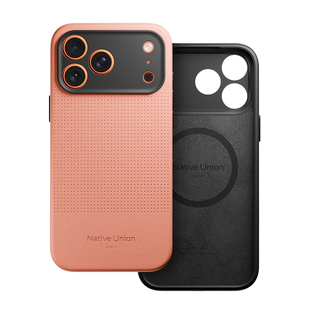 Apple iPhone 17 Pro Max Kılıf M-safe Şarj Özellikli Deri Dokulu Native Union 2025 Active Serisi Kapak