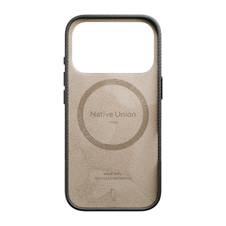 Apple iPhone 17 Pro Max Kılıf M-safe Şarj Özellikli Deri Dokulu Native Union RE Classic Serisi Kapak