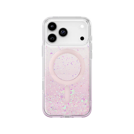 Apple iPhone 17 Pro Max Kılıf M-safe Şarj Özellikli Hologram Parçalı Coehl Rosara Kapak