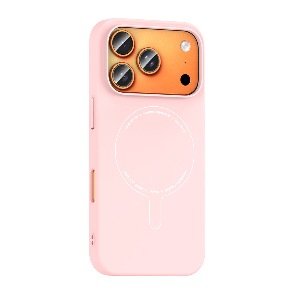 Apple iPhone 17 Pro Max Kılıf M-Safe Şarj Özellikli Kamera Korumalı Zore Elio Sert PC Kapak