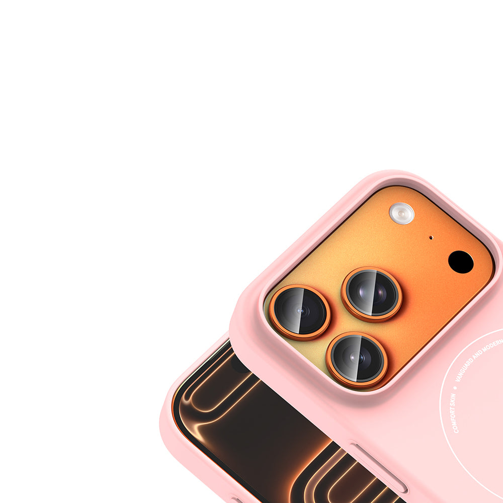 Apple iPhone 17 Pro Max Kılıf M-Safe Şarj Özellikli Kamera Korumalı Zore Elio Sert PC Kapak