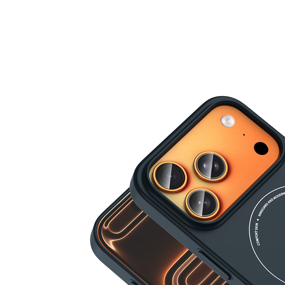 Apple iPhone 17 Pro Max Kılıf M-Safe Şarj Özellikli Kamera Korumalı Zore Elio Sert PC Kapak
