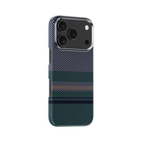 Apple iPhone 17 Pro Max Kılıf M-safe Şarj Özellikli Karbon Fiber Tasarımlı Benks Aurora ArmorAir Kevlar Kapak