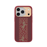 Apple iPhone 17 Pro Max Kılıf M-safe Şarj Özellikli Karbon Fiber Tasarımlı Benks Knight ArmorPro Kevlar Kapak