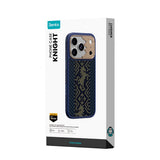 Apple iPhone 17 Pro Max Kılıf M-safe Şarj Özellikli Karbon Fiber Tasarımlı Benks Knight ArmorPro Kevlar Kapak