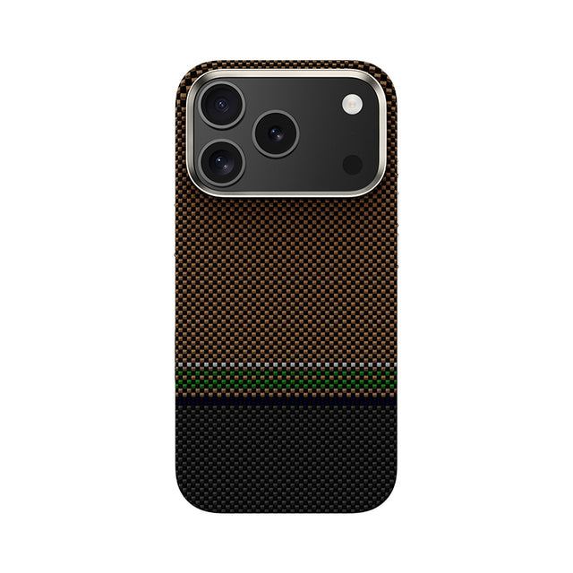 Apple iPhone 17 Pro Max Kılıf M-safe Şarj Özellikli Karbon Fiber Tasarımlı Benks Prestige ArmorPro Kevlar Kapak