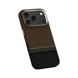 Apple iPhone 17 Pro Max Kılıf M-safe Şarj Özellikli Karbon Fiber Tasarımlı Benks Prestige ArmorPro Kevlar Kapak