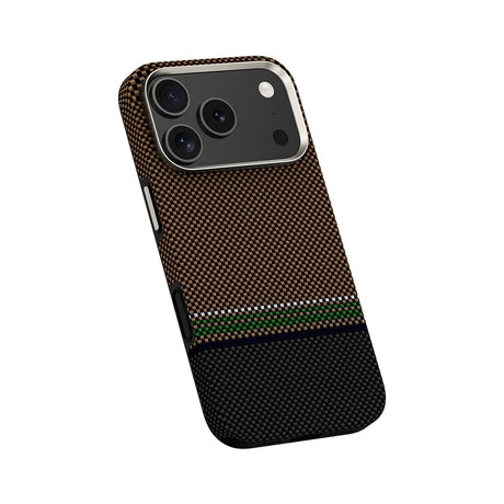 Apple iPhone 17 Pro Max Kılıf M-safe Şarj Özellikli Karbon Fiber Tasarımlı Benks Prestige ArmorPro Kevlar Kapak