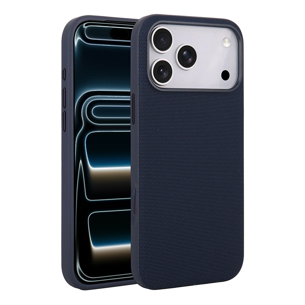 Apple iPhone 17 Pro Max Kılıf M-Safe Şarj Özellikli Kumaş Tasarımlı Zore Miami Sert PC Kapak