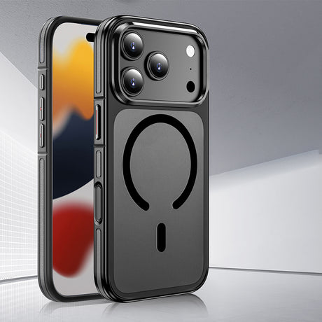 Apple iPhone 17 Pro Max Kılıf M-safe Şarj Özellikli Mat Görünümlü Wlons Vevo Kapak