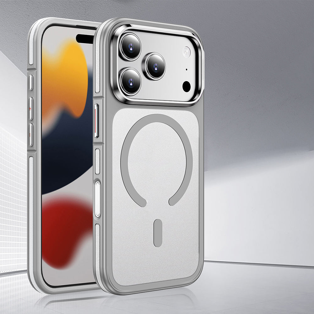 Apple iPhone 17 Pro Max Kılıf M-safe Şarj Özellikli Mat Görünümlü Wlons Vevo Kapak