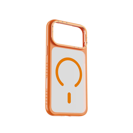 Apple iPhone 17 Pro Max Kılıf M-safe Şarj Özellikli Metal Kamera Standlı Lenyes CK226 PC Kapak