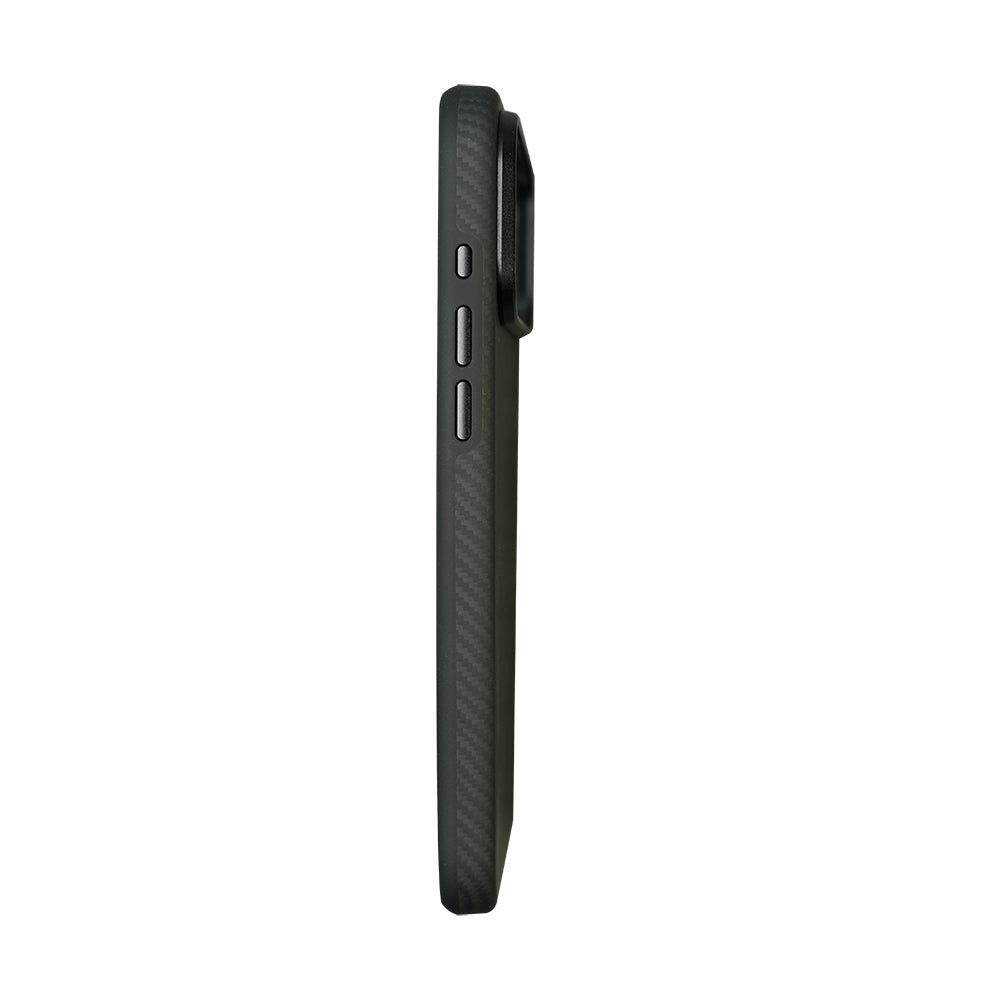 Apple iPhone 17 Pro Max Kılıf M-safe Şarj Özellikli Mohseven 600D Aramid Fiber Kapak