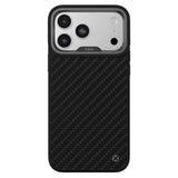 Apple iPhone 17 Pro Max Kılıf M-safe Şarj Özellikli O-Ring Kajsa Carbon Fiber Serisi Kapak