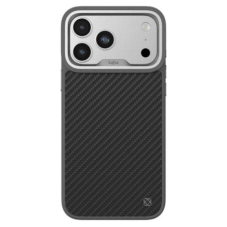 Apple iPhone 17 Pro Max Kılıf M-safe Şarj Özellikli O-Ring Kajsa Carbon Fiber Serisi Kapak