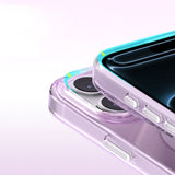 Apple iPhone 17 Pro Max Kılıf M-Safe Şarj Özellikli Orjinal Swarovski Taşlı Zore Paris Rovix Sert PC Kapak