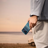 Apple iPhone 17 Pro Max Kılıf M-safe Şarj Özellikli Pitaka Tactile Woven Sunset-Moonrise Aramid Pro Guard Serisi Kapak