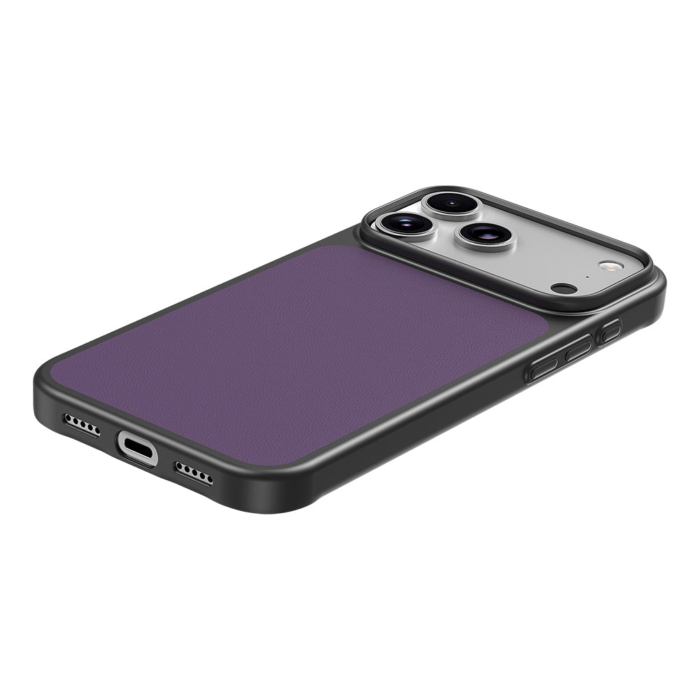 Apple iPhone 17 Pro Max Kılıf M-Safe Şarj Özellikli PU Zore Paris Trexo Sert PC Kapak