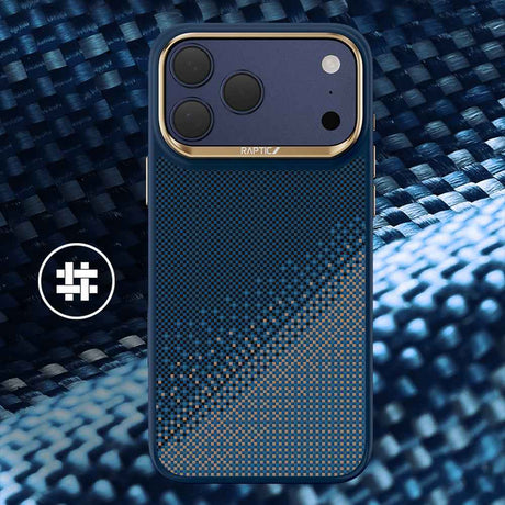 Apple iPhone 17 Pro Max Kılıf M-safe Şarj Özellikli Raptic Aramid Dual Serenity Serisi Karbon Kapak