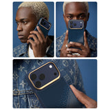 Apple iPhone 17 Pro Max Kılıf M-safe Şarj Özellikli Raptic Aramid Dual Serenity Serisi Karbon Kapak
