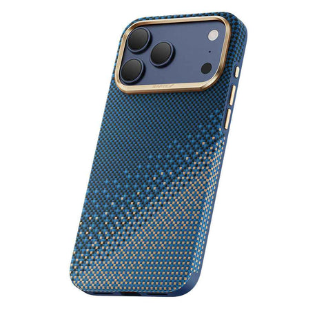 Apple iPhone 17 Pro Max Kılıf M-safe Şarj Özellikli Raptic Aramid Dual Ultra Serenity Serisi Karbon Kapak
