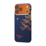 Apple iPhone 17 Pro Max Kılıf M-safe Şarj Özellikli Raptic Aramid Skin Chivalry Serisi Karbon Kapak