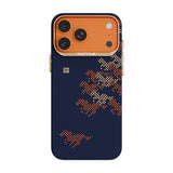 Apple iPhone 17 Pro Max Kılıf M-safe Şarj Özellikli Raptic Aramid Skin Chivalry Serisi Karbon Kapak