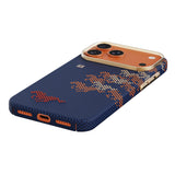 Apple iPhone 17 Pro Max Kılıf M-safe Şarj Özellikli Raptic Aramid Skin Chivalry Serisi Karbon Kapak