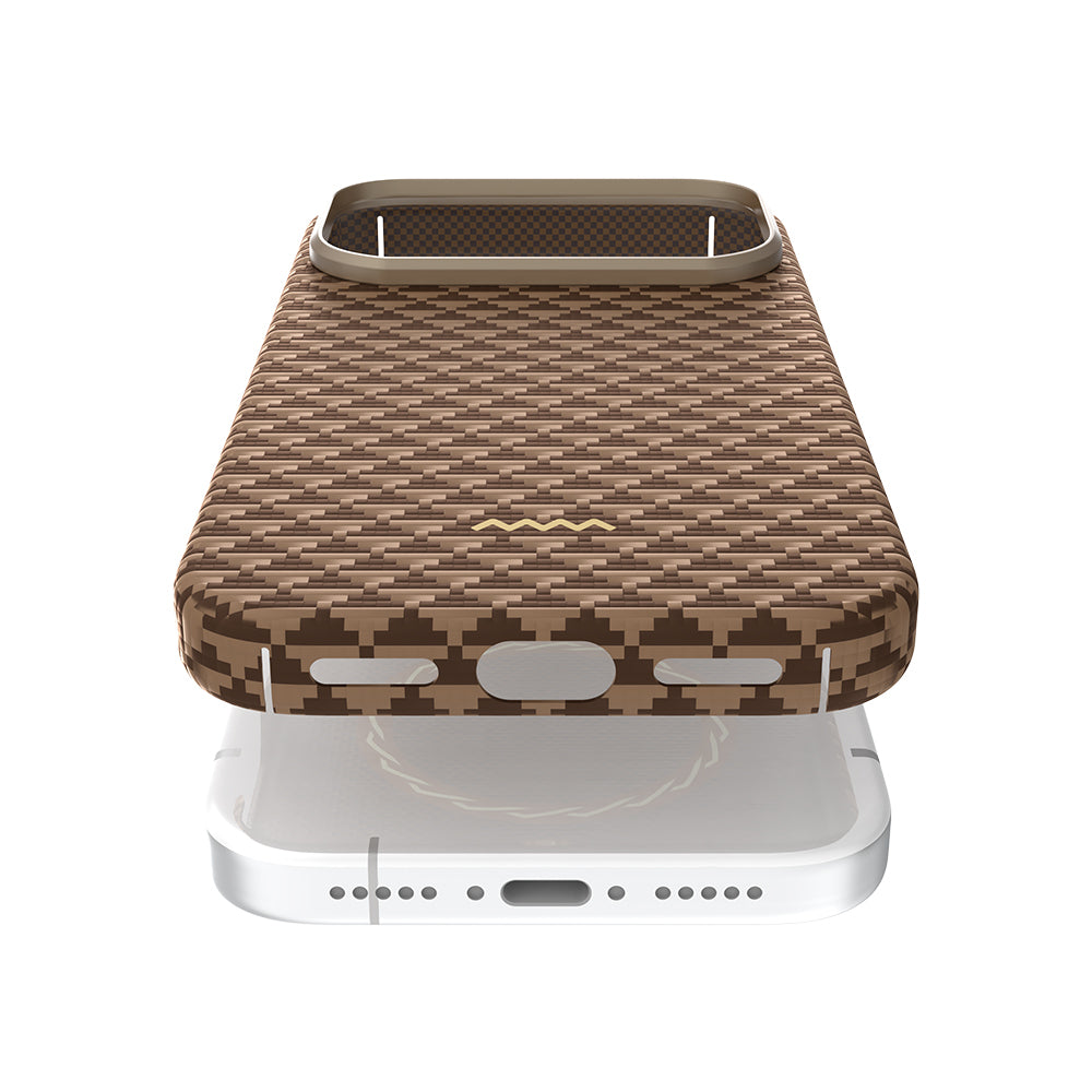 Apple iPhone 17 Pro Max Kılıf M-safe Şarj Özellikli Raptic Aramid Skin Origin Serisi Kapak