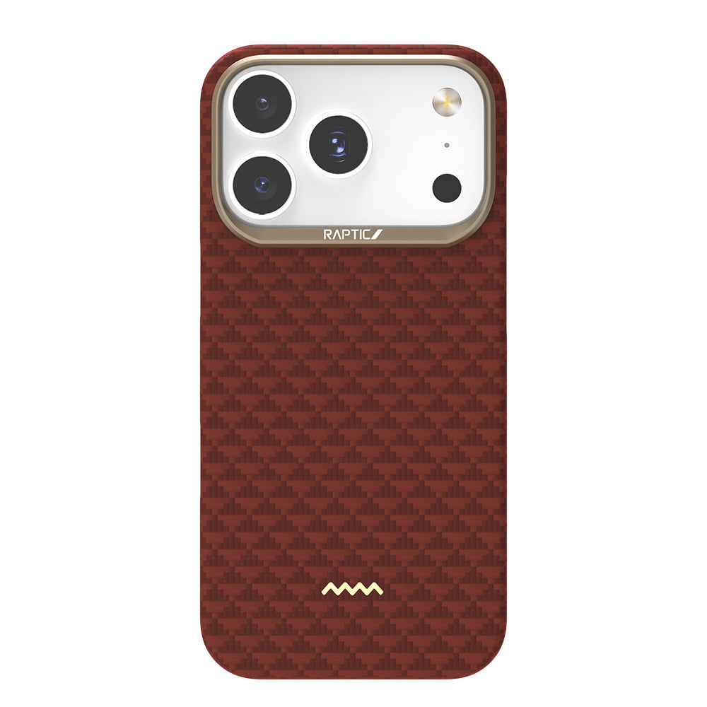 Apple iPhone 17 Pro Max Kılıf M-safe Şarj Özellikli Raptic Aramid Skin Origin Serisi Kapak